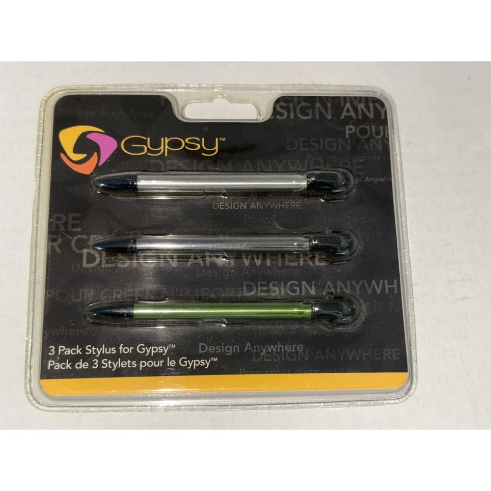 Cricut Gypsy Stylus 3 Pack Version 1 Provo Craft 29-1078 Green Silver New